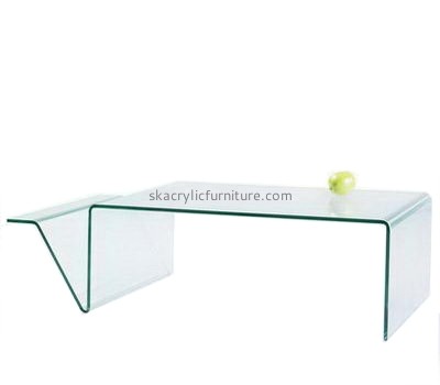 Factory customized acrylic coffee table modern living room furniture acrylic dining table AT-060