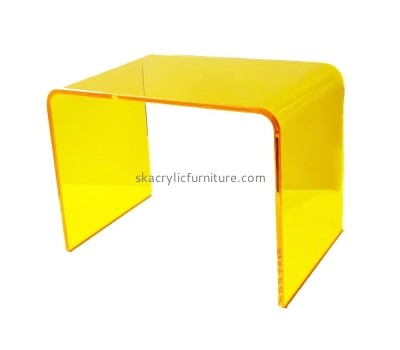 Hot sale acrylic kid furniture acrylic trunk coffee table gold coffee table AT-015