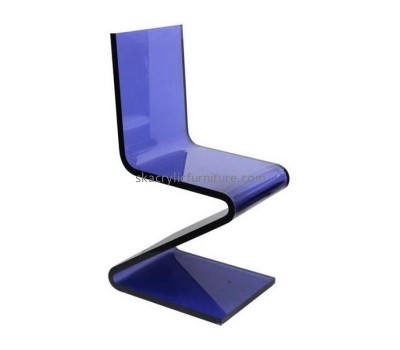 Plexiglass manufacturer customize acrylic Z shape chair AC-035