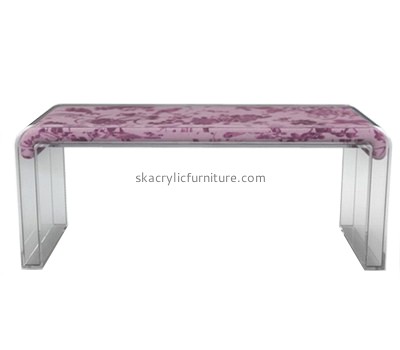 Acrylic manufacturer customized plexiglass stool AC-039