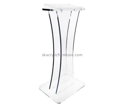 Custom design acrylic podium acrylic pulpits clear podium AP-029