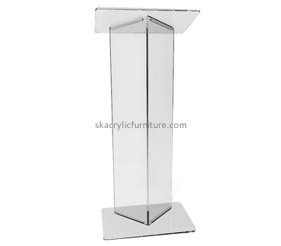 Custom acrylic lectern design lucite podium cheap pulpits for sale AP-047