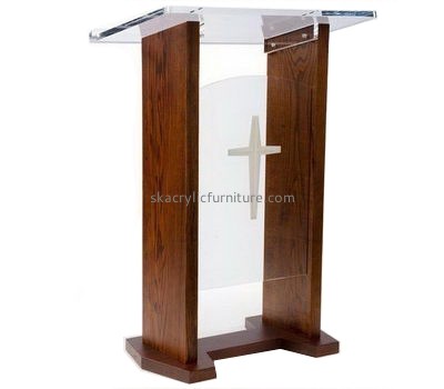 Customized acrylic perspex lectern church lecterns and podiums speech podium for sale AP-100