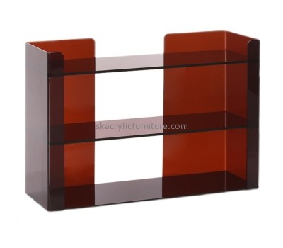 Acrylic supplier custom acrylic organizer shelf table plexiglass side table AT-802