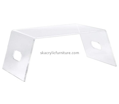 Plexiglass manufacturer custom acrylic moniter stand lucite laptop riser AT-804