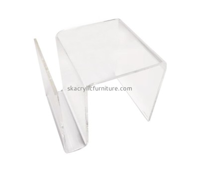 Plexiglass manufacturer custom lucite sofa side table AT-805