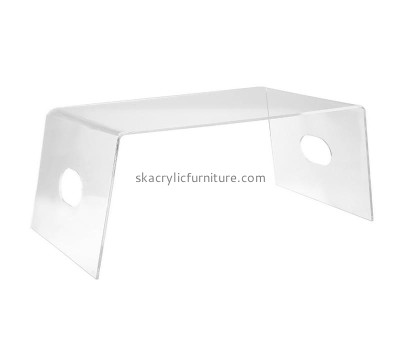 Lucite manufacturer custom acrylic laptop bed table plexiglass bed tray AT-817