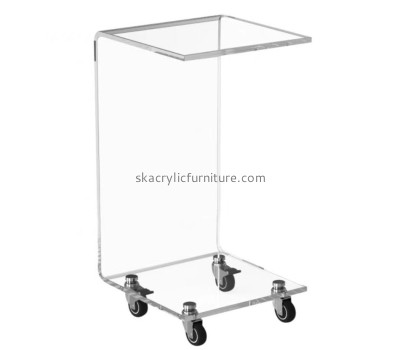 Lucite supplier custom acrylic bedside table plexiglass sofa side table AT-824
