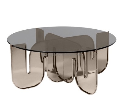 Acrylic furniture manufacturer custom plexiglass round table AT-835
