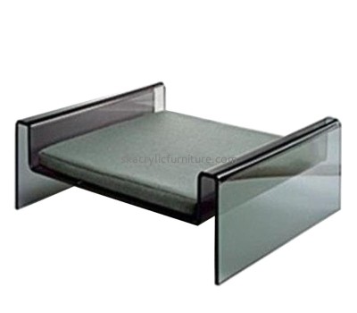 Acrylic furniture supplier custom plexiglass pet bed lucite cat bed AB-046