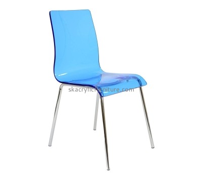 China acrylic manufacturer custom plexiglass dining chair AC-044