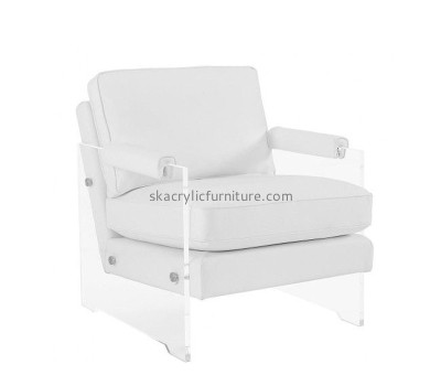 China acrylic supplier custom plexiglass leisure chair AC-049