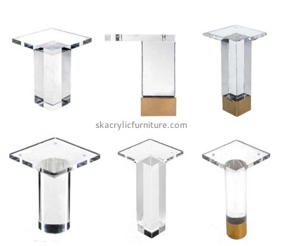 China acrylic supplier custom plexiglass furniture legs AL-044