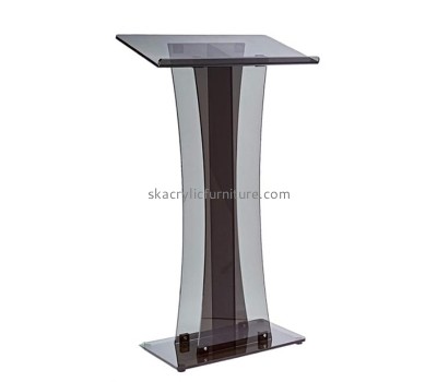 Acrylic furniture manufacturer custom plexiglass podium perspex modern lecterns pulpits AP-1232