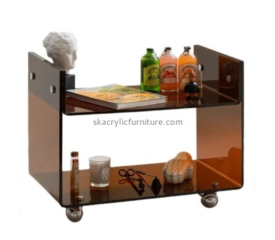 China perspex manufacturer custom acrylic sofa side table AT-837