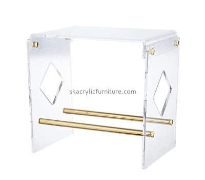 Plexiglass furniture supplier custom acrylic end table for living room AT-843