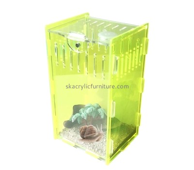 Acrylic furniture manufacturer custom plexiglass reptile terrarium AB-054