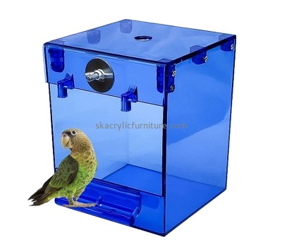 Plexiglass furniture supplier custom acrylic bird bath box AB-059