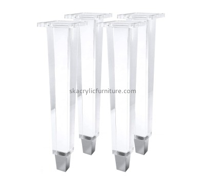Acrylic furniture manufacturer custom plexiglass furniture legs coffee table legs AL-046