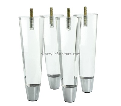 Plexiglass furniture supplier custom acrylic furniture legs table legs AL-051