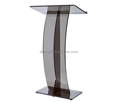 China perspex manufacturer custom acrylic hotel consultation counter AP-1248