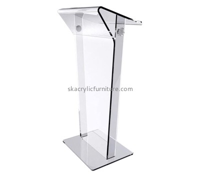 China plexiglass manufacturer custom acrylic podium stand lectern AP-1253