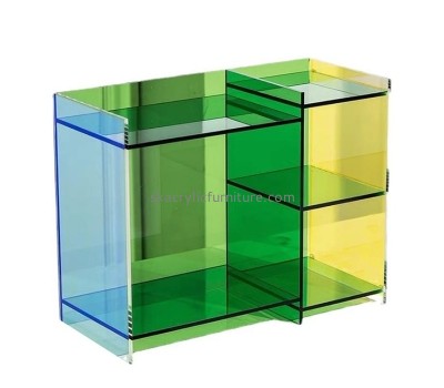 Plexiglass manufacturer custom acrylic skincare products orgnaiser shelf AT-810