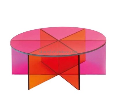 China perspex manufacturer custom acrylic round table AT-845