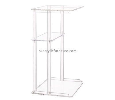 Acrylic furniture manufacturer custom plexiglass C shaped end table AT-846