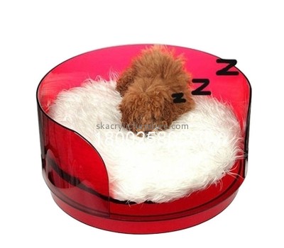 Acrylic supplier custom plexiglass dog bed perspex cat bed AB-042
