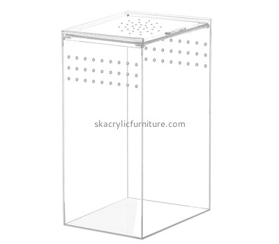 Plexiglass furniture manufacturer custom acrylic reptile terrarium enclosure breeding box AB-064