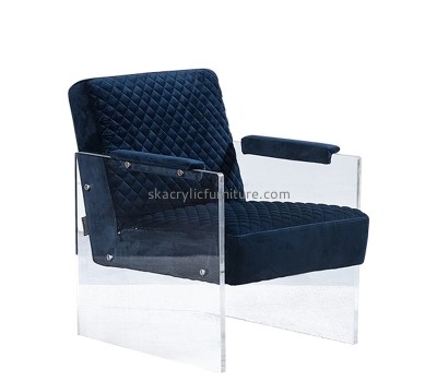 Lucite fruniture supplier custom acrylic armchair for living room AC-058