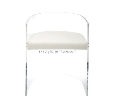 China acrylic manufacturer custom plexiglass armchair for living bed room AC-061