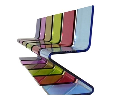 Plexiglass furniture manufacturer custom acrylic Z chair AC-060