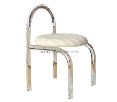 Perspex display supplier custom acrylic makeup chair bedroom stool AC-065