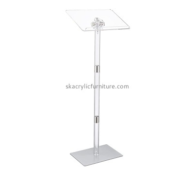 China perspex manufacturer custom acrylic small acrylic podium stand AP-1262