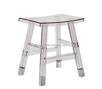 China acrylic supplier custom plexiglass foot rest stool AC-073