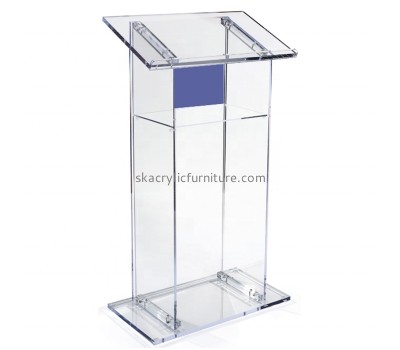 Acrylic furniture supplier custom plexiglass lectern for celebrations and other occasions AP-1268