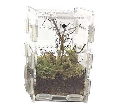 Plexiglass display supplier custom acrylic invertebrates habitat cage AB-088