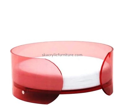 Acrylic item manufacturer custom perspex dog pet bed AB-090
