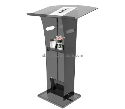 Lucite fruniture supplier custom acrylic podiums for wedding AP-1280