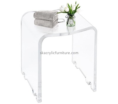 Custom acrylic shower stool bath seat AC-091