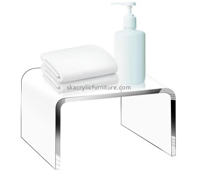 Custom clear acrylic shower stool AC-092