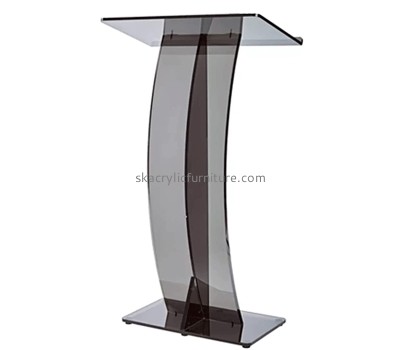 Custom acrylic floor podium for company party AP-1291