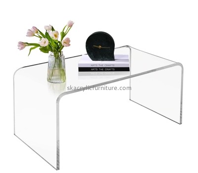 Custom acrylic coffee table with round edges AT-893