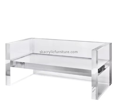 Custom clear acrylic leisure bench AC-105