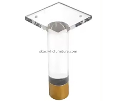 Custom clear acrylic cabinet furniture legs AL-098