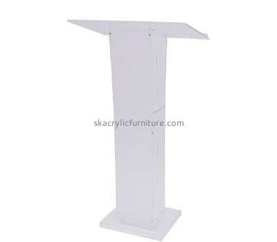 Custom acrylic presentation podium for weddings AP-1301