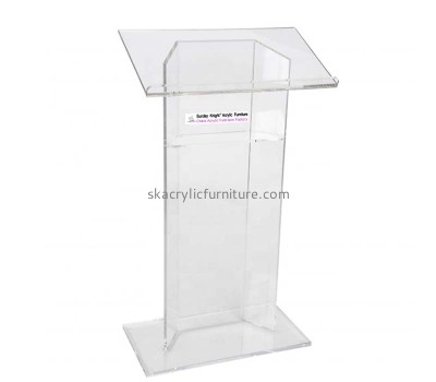 Custom acrylic speaking podium AP-1305