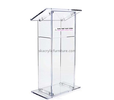 Custom acrylic podium stand AP-1304